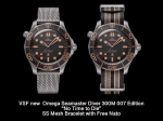 VSF V5 Omega Seamaster James Bond No Time To Die 007 Watch